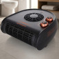 Calefactor Horizontal 1250 W-2500W Orbegozo, Calefactor de Aire, Calefactor de baño para suelo, Negro y Bronce Calefactor Horizontal 1250 W-2500W Orbegozo, Calefactor de Aire, Calefactor de baño para suelo, Negro y Bronce