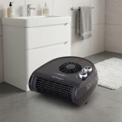 Orbegozo 2500W Horizontal Heater | Fan Function | Adjustable Thermostat | Floor Heater for Bathroom and Home