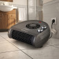 Riscaldatore orizzontale Orbegozo 2500W | Funzione ventilatore | Termostato regolabile | Riscaldatore da pavimento per bagno e c
