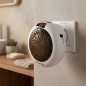 Calefactor Cerámico Orbegozo | 600 W | Temperatura Ajustable | Calefactor Enchufable | Calefacción Rápida | Ideal para Hogar