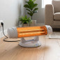 Quartz Heater with 2 Heat Settings 600-1200W | Heater with Quartz Tubes | Radiator with Anti-Tip Protection Quartz Heater with 2 Heat Settings 600-1200W | Heater with Quartz Tubes | Radiator with Anti-Tip Protection