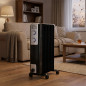 Aquecedor a óleo de baixo consumo energético Orbegozo 2000W | Aquecedor a óleo elétrico com 9 elementos | Aquecedor elétrico com
