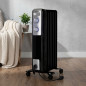 Radiateur à bain d'huile basse consommation Orbegozo 1500 W | Radiateur à bain d'huile électrique 7 éléments | Chauffage électri
