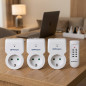 Tomada Inteligente Orbegozo com Controle Remoto | 3600W | Controla 3 Tomadas | Automatize seus Aparelhos Elétricos Tomada Inteligente Orbegozo com Controle Remoto | 3600W | Controla 3 Tomadas | Automatize seus Aparelhos Elétricos