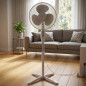 Haeger Standventilator, 40 cm, 3 Geschwindigkeitsstufen, 45 W | Oszillierend, 3 Flügel | Höhenverstellbar | Timer Haeger Standventilator, 40 cm, 3 Geschwindigkeitsstufen, 45 W | Oszillierend, 3 Flügel | Höhenverstellbar | Timer
