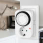 Orbegozo 24-Hour Analog Programmer | Programmable Settings | 3500 W | Reduces Energy Consumption | Timer Orbegozo 24-Hour Analog Programmer | Programmable Settings | 3500 W | Reduces Energy Consumption | Timer