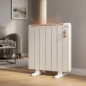Orbegozo 6-Element-Thermoelement, 1000 W | Effiziente ölfreie Heizung | Programmierbare Steuerung mit einstellbarem Thermostat