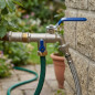 Garden tap double sphere hose 1/2" x 3/4" x 3/4 "vertical