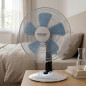 Ventilador de mesa Orbegozo com 4 velocidades | Ventilador oscilante de 60 W | Resfriamento silencioso