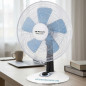Ventilador de mesa Orbegozo com 4 velocidades | Ventilador oscilante de 60 W | Resfriamento silencioso