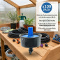 Pack of 100 Self-Compensating Anti-Drain Drip Irrigators 8 L/h | Drip Irrigators for Agricultural and Gardening Irrigation | Ide Pack of 100 Self-Compensating Anti-Drain Drip Irrigators 8 L/h | Drip Irrigators for Agricultural and Gardening Irrigation | Ide