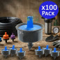 Pack 100 Gotero Autocompensante Antidrenante 8 L/h | Goteros para Riego Agrícola y Jardinería | Ideales para Cultivos Pack 100 Gotero Autocompensante Antidrenante 8 L/h | Goteros para Riego Agrícola y Jardinería | Ideales para Cultivos