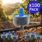 Pack 100 Gotero Autocompensante Antidrenante 8 L/h | Goteros para Riego Agrícola y Jardinería | Ideales para Cultivos Pack 100 Gotero Autocompensante Antidrenante 8 L/h | Goteros para Riego Agrícola y Jardinería | Ideales para Cultivos