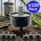 Pack 100 Gotero Autocompensante Antidrenante 4 L/h | Goteros para Riego Agrícola y Jardinería | Ideales para Cultivos