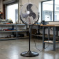 Orbegozo Industrial Pedestal Fan, Metal Blades, 3 Fan Speeds, 110W | Industrial Fan | Fresh Air