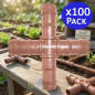 Pack 100 Cruz Riego por Goteo 16mm | Cruz Conector Tuberia 16 mm | Riego por Goteo para Manguera de Riego 16mm Marrón Pack 100 Cruz Riego por Goteo 16mm | Cruz Conector Tuberia 16 mm | Riego por Goteo para Manguera de Riego 16mm Marrón