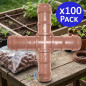 Confezione da 100 raccordi a croce per irrigazione a goccia da 16 mm | Raccordo a croce per tubo da 16 mm | Irrigazione a goccia Confezione da 100 raccordi a croce per irrigazione a goccia da 16 mm | Raccordo a croce per tubo da 16 mm | Irrigazione a goccia