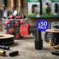 Pack 50 Codos Mixtos para Cinta de Riego por Goteo | Conexión 16 mm x 1/2" | Con Anillas de Seguridad | Negro Pack 50 Codos Mixtos para Cinta de Riego por Goteo | Conexión 16 mm x 1/2" | Con Anillas de Seguridad | Negro