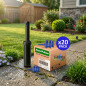 Rain Bird 3504-PC 1/2'' Irrigation Sprinkler Pack (20 Pack) | Range 4.60 to 10.70 m | Adjustable Turbine Sprinkler 3500 3504 Rai Rain Bird 3504-PC 1/2'' Irrigation Sprinkler Pack (20 Pack) | Range 4.60 to 10.70 m | Adjustable Turbine Sprinkler 3500 3504 Rai