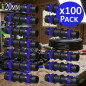 Lot de 100 raccords pour irrigation goutte à goutte 20 mm avec bague de sécurité | Manchon de raccordement pour tuyau de 20 mm |