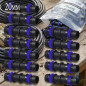 Lot de 100 raccords pour irrigation goutte à goutte 20 mm avec bague de sécurité | Manchon de raccordement pour tuyau de 20 mm |