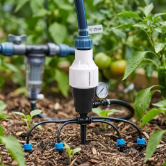 Regulador de Presión de Agua 3/4'' | Reductor de Presion Agua para Riego por goteo 0,69 bar 10PSI | Reductora de Presión 3/4''