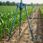 Suporte metálico para aspersores e canhões de irrigação de 2" | Base de montagem para irrigação agrícola | Estrutura de aço