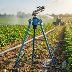 Metallhalterung für Sprinkler und Bewässerungskanonen 2" | Montagebasis für landwirtschaftliche Bewässerung | Stahlkonstruktion