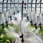 Pack 10 Nebulizadores Fogger profesional 1 Salida | Nebulizacion para Invernaderos, Terrazas, Viveros, Exteriores e Interiores