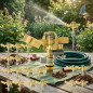 Irrigatore agricolo regolabile in ottone da 1/2'' | Confezione da 25 irrigatori con gittata di 10-15 m | Irrigatore da giardino Irrigatore agricolo regolabile in ottone da 1/2'' | Confezione da 25 irrigatori con gittata di 10-15 m | Irrigatore da giardino