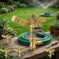 Aspersor de Riego Agricola Laton Ajustable 1/2'' | Pack 5 Aspersores con Alcance 10-15 m | Aspersor de Jardin de 0 a 360º Aspersor de Riego Agricola Laton Ajustable 1/2'' | Pack 5 Aspersores con Alcance 10-15 m | Aspersor de Jardin de 0 a 360º