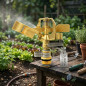 Brass irrigation sprinkler 1/2" adjustable. Range 10-15 meters. Flow 9 to 20 liters / minute