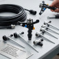 Irrigatore circolare per agricoltura | Confezione da 5 irrigatori a 360° con filettatura da 1/2" e punte metalliche | Irrigatore Irrigatore circolare per agricoltura | Confezione da 5 irrigatori a 360° con filettatura da 1/2" e punte metalliche | Irrigatore