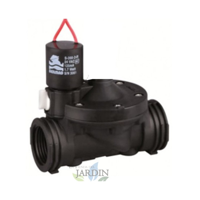 SOLENOID VALVE 1'' 24V Bermad series 200, residential and agricultural use. Works with electric irrigation programmers