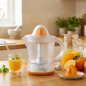 Extracteur de jus électrique 1,2 litre | Extracteur de jus d'orange électrique | 40 W avec système anti-gouttes amovible