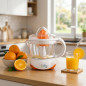 Elektrischer Entsafter 0,7 Liter | Elektrischer Orangenentsafter | 40 W, abnehmbarer Tropfstopp-Entsafter Elektrischer Entsafter 0,7 Liter | Elektrischer Orangenentsafter | 40 W, abnehmbarer Tropfstopp-Entsafter