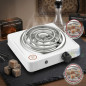Electric Stove with 1 Burner | 1000W Electric Cooktop | 23x26x8 cm | Ideal for Shisha Charcoal Electric Stove with 1 Burner | 1000W Electric Cooktop | 23x26x8 cm | Ideal for Shisha Charcoal