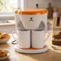 Thulos 2-Cup Drip Coffee Maker 450W | 0.6 Liter Coffee Machine | Anti-Drip Filter Coffee Maker | 2-Cup Coffee Maker Thulos 2-Cup Drip Coffee Maker 450W | 0.6 Liter Coffee Machine | Anti-Drip Filter Coffee Maker | 2-Cup Coffee Maker