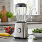 Batidora de Vaso 1200 W | Jarra de Cristal 1,8 L | 5 Velocidades + Función Turbo | Ideal para Batidos, Smoothies Batidora de Vaso 1200 W | Jarra de Cristal 1,8 L | 5 Velocidades + Función Turbo | Ideal para Batidos, Smoothies