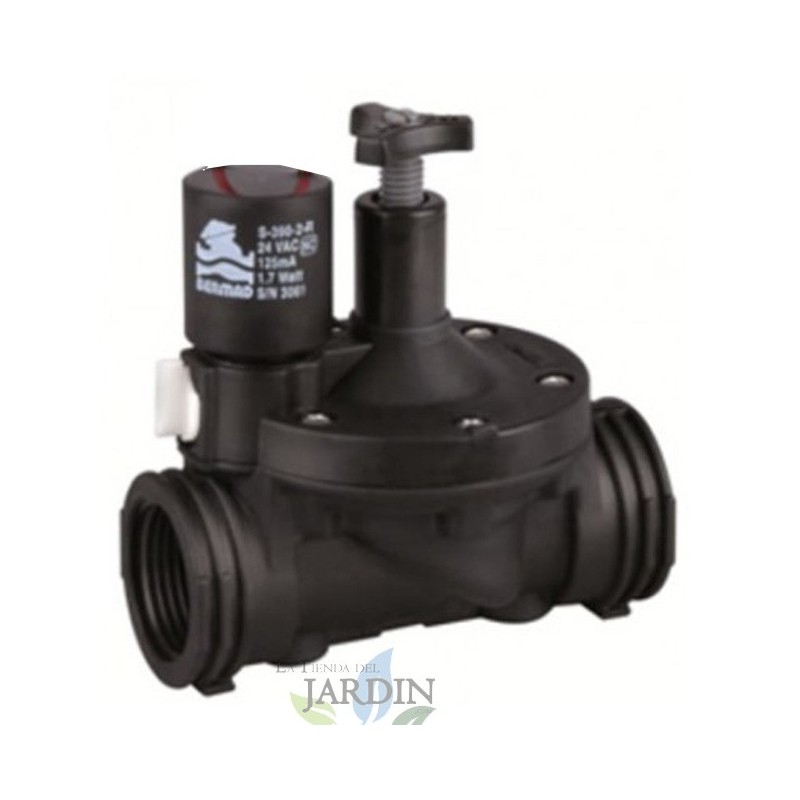 1 1/2" 9V Bermad 200 series solenoid valve, residential and agricultural use 1 1/2" 9V Bermad 200 series solenoid valve, residential and agricultural use
