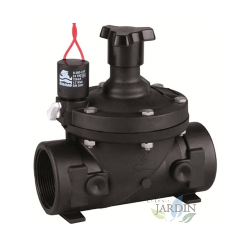 2" 24 V Magnetventil der Bermad 200-Serie, für den Einsatz im Wohn- und Landwirtschaftsbereich