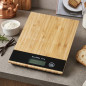Wooden Kitchen Scale 5 Kg - 1g Graduation | Digital Kitchen Scale | Digital Kitchen Scale | Food Scale 15x20 cm