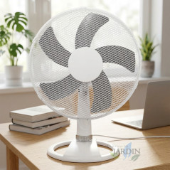Orbegozo 3-Speed Desktop Fan | 50W Portable Oscillating Fan | Tilting Head
