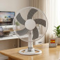 Ventilador de mesa Orbegozo com 3 velocidades | Ventilador oscilante portátil de 50 W | Cabeça inclinável