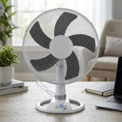 Orbegozo 3-Speed Desktop Fan | 45W Portable Oscillating Fan | Tilting Head