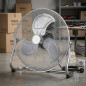 Ventilateur sur pied industriel Thulos 20" 120W à 3 vitesses | Ventilateur inclinable haute vitesse | Ventilateur en métal