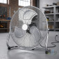 Ventilateur sur pied industriel Thulos 20" 120W à 3 vitesses | Ventilateur inclinable haute vitesse | Ventilateur en métal