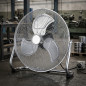Ventilateur sur pied industriel Thulos 20" 120W à 3 vitesses | Ventilateur inclinable haute vitesse | Ventilateur en métal
