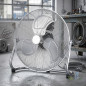 Ventilador de chão industrial Thulos de 18" (45,7 cm), 100 W, 3 velocidades | Ventilador inclinável de alta velocidade | Ventila