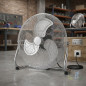 Ventilador de chão industrial Thulos de 18" (45,7 cm), 100 W, 3 velocidades | Ventilador inclinável de alta velocidade | Ventila